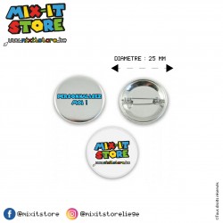 Badge 25mm personnalisé